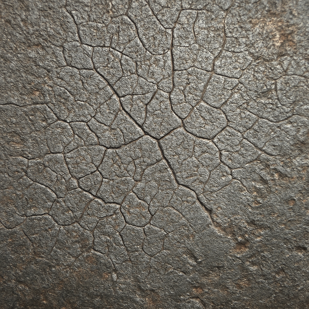 Macro detail of a die casting mold steel surface